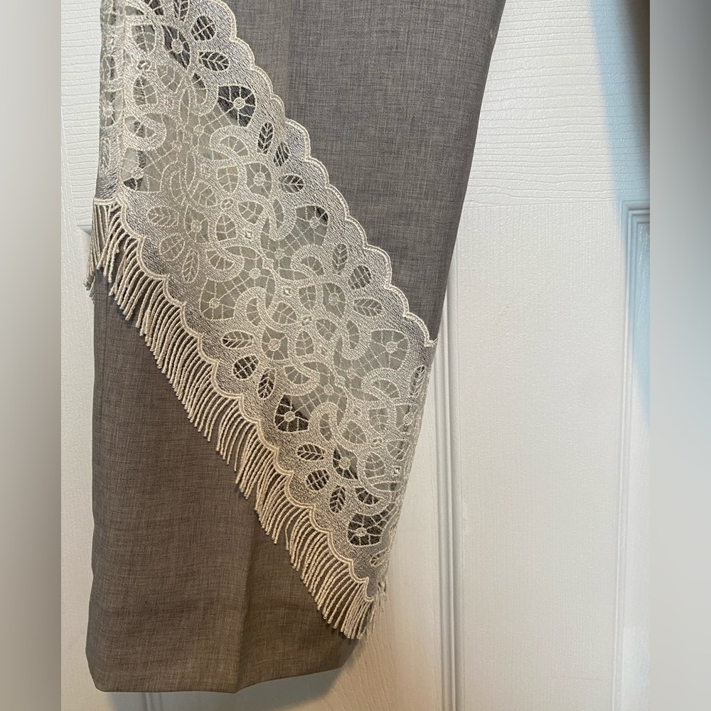 Golden Goose RARE Deluxe Brand Veneza capri grey pants trousers lace high rise - Picture 7 of 16